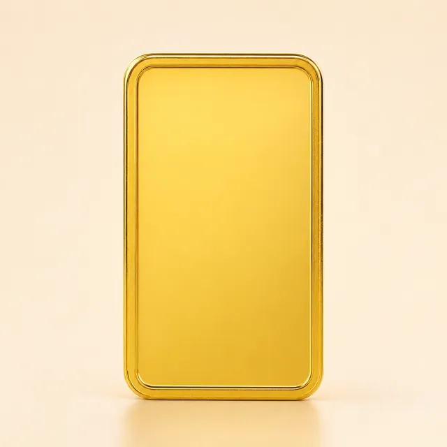 Plain 1 g 24K gold bar